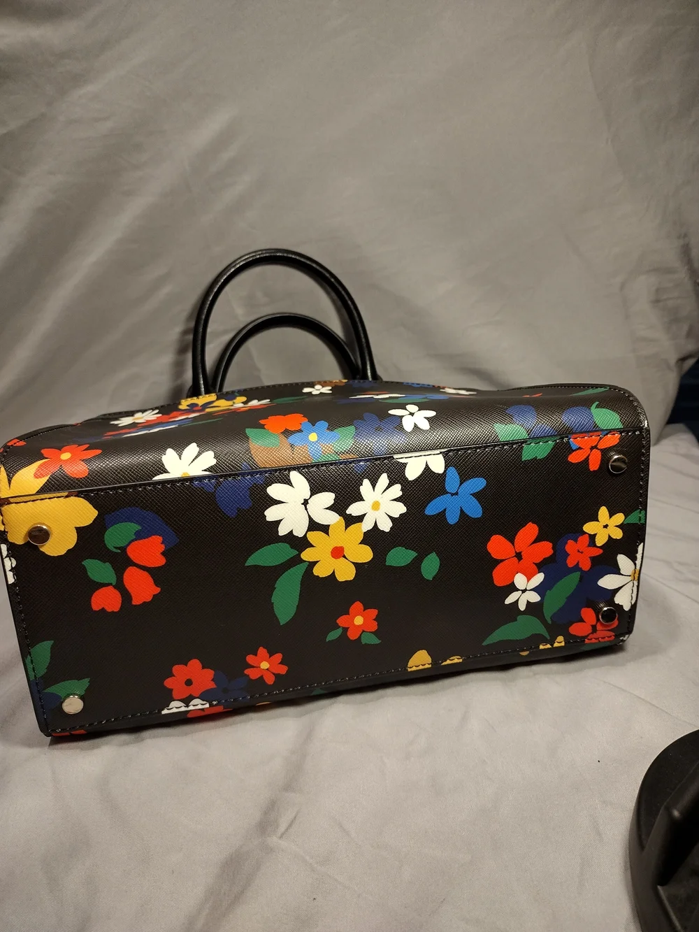 kate spade Black Floral Satchel